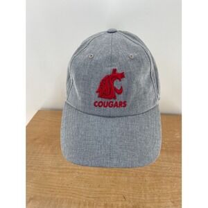 Washington State Cougars Hat Captivating Headwear Men's Adjustable Gray